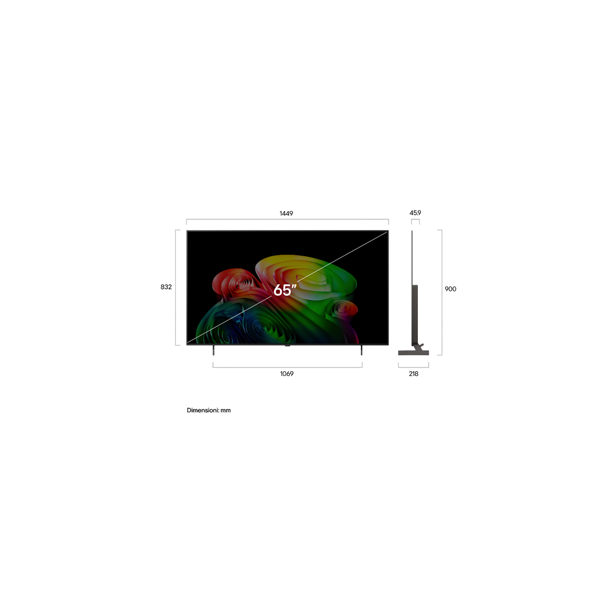 LG OLED65B65LA TV OLED 65'' SMART TV 4K DVB-T2 HEVC/S2