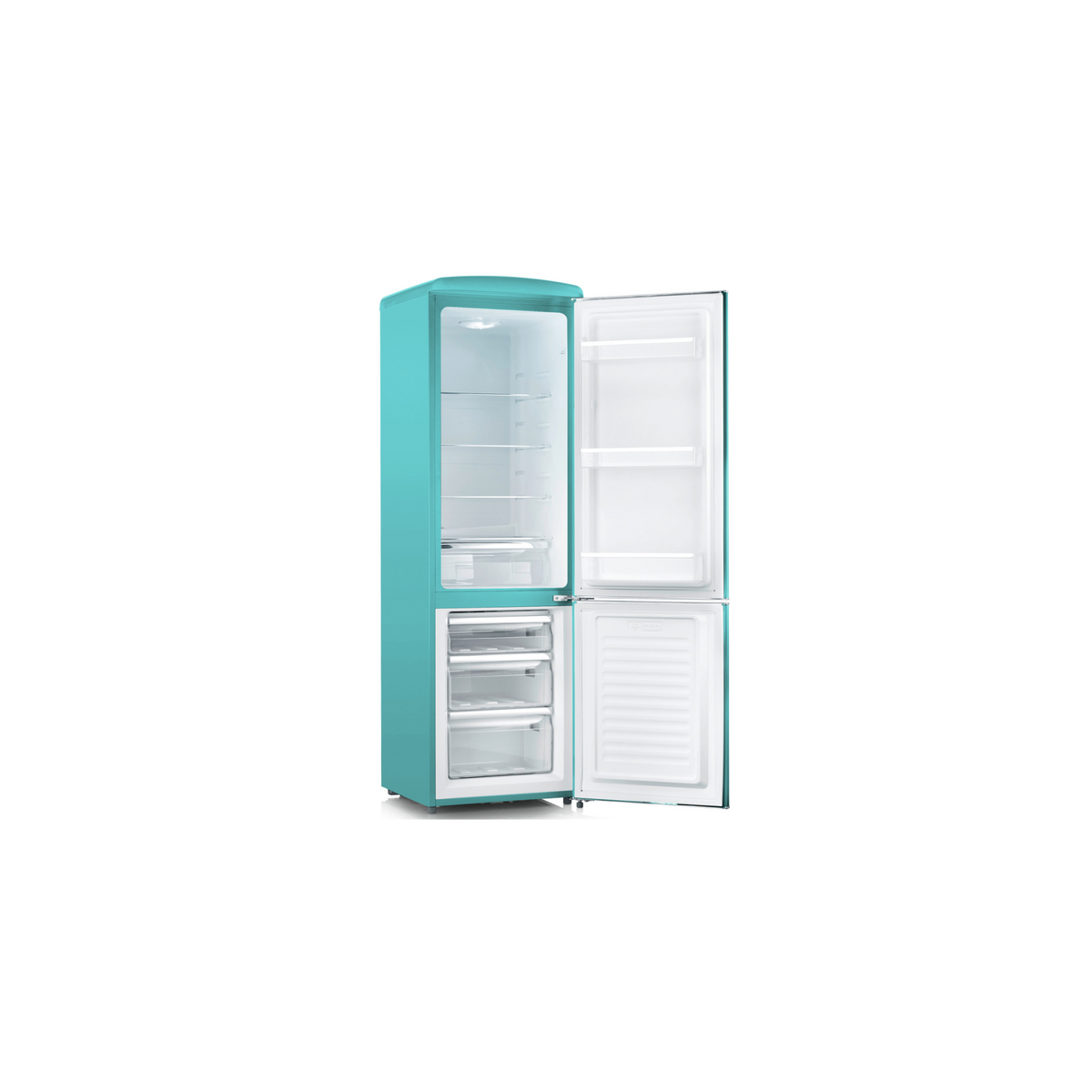 Severin RKG8940 Frigorifero Combinato Retrò 244L Classe D Tiffany