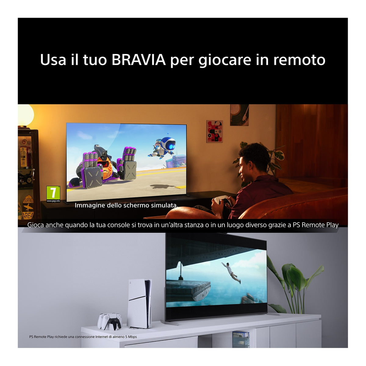 Sony K55S25M2PB.CEI BRAVIA 2 II Tv Led 55" 4K Google TV Classe E