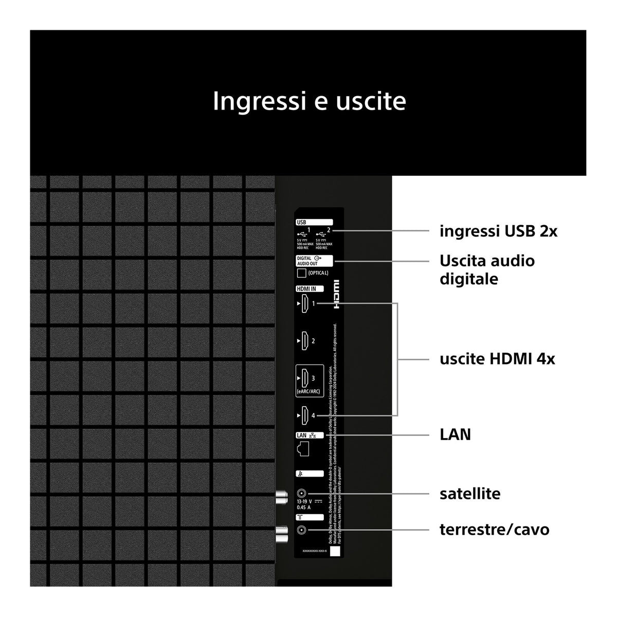 Sony K55S25M2PB.CEI BRAVIA 2 II Tv Led 55" 4K Google TV Classe E