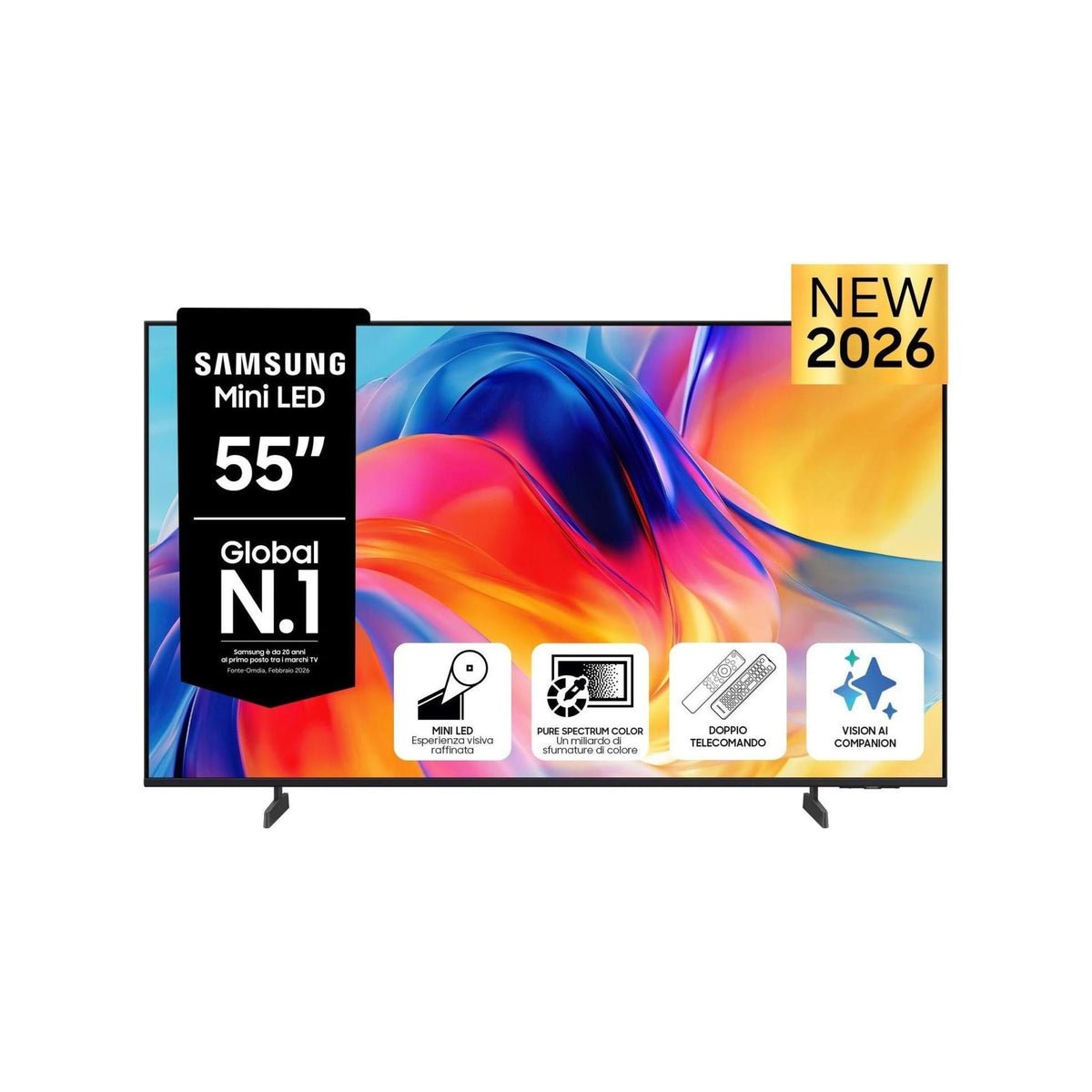 SAMSUNG UE55M70HAUXZT Tv Mini Led 55" smart tv 4K AI