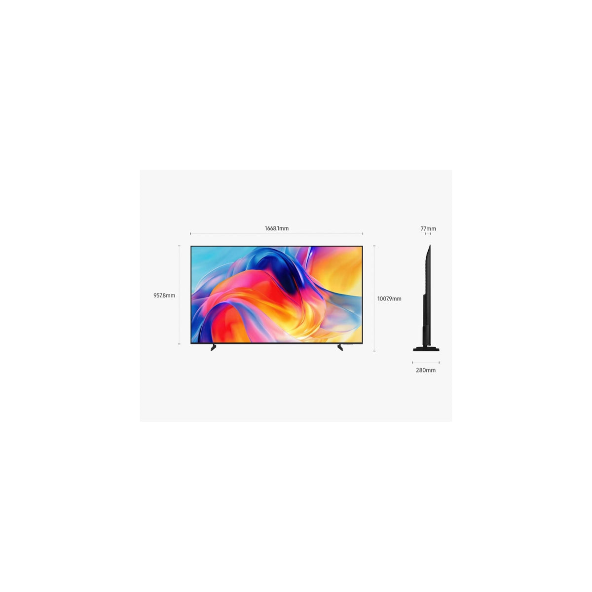 Samsung UE75M70HAUXZT Tv Mini LED 75" smart tv 4K