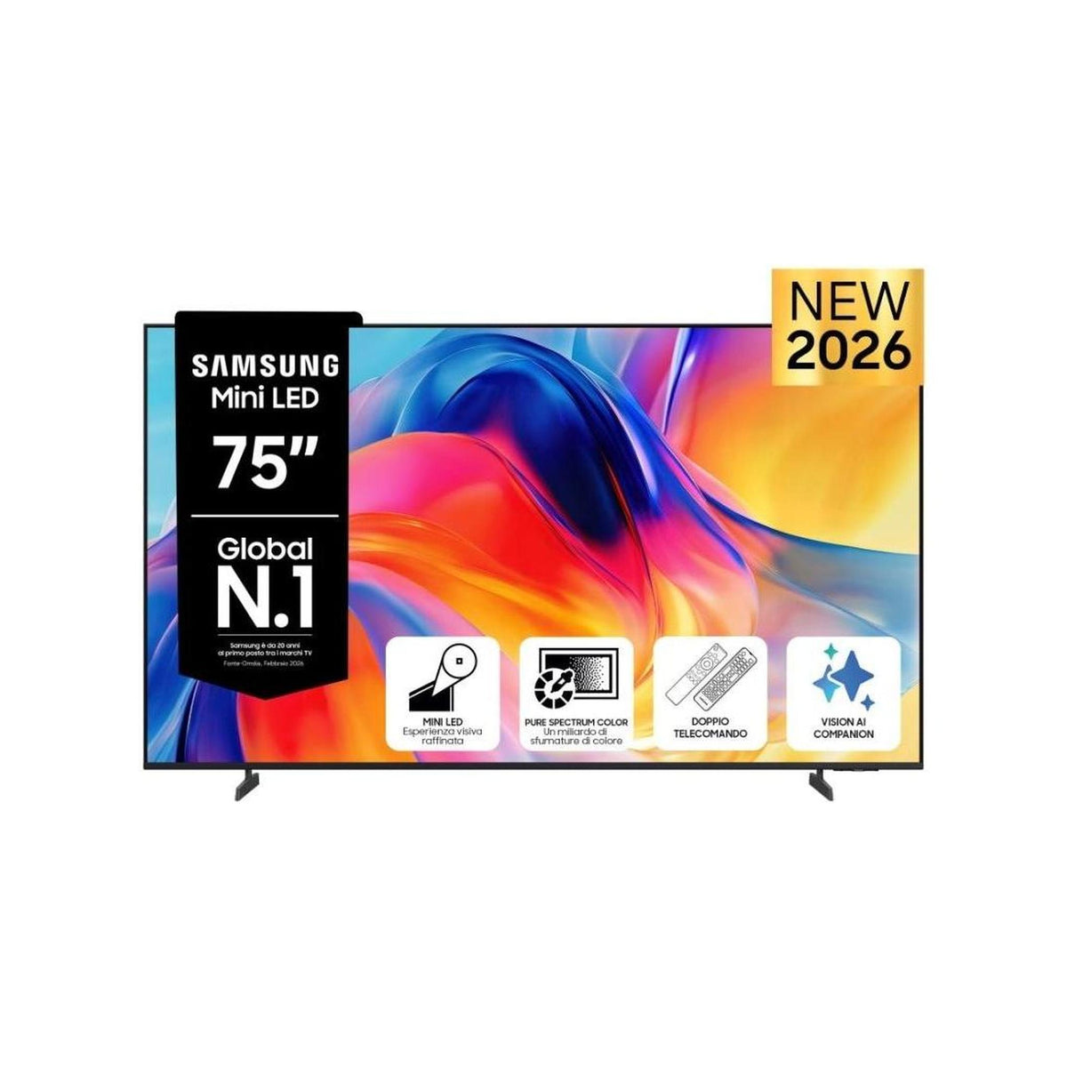 Samsung UE75M70HAUXZT Tv Mini LED 75" smart tv 4K