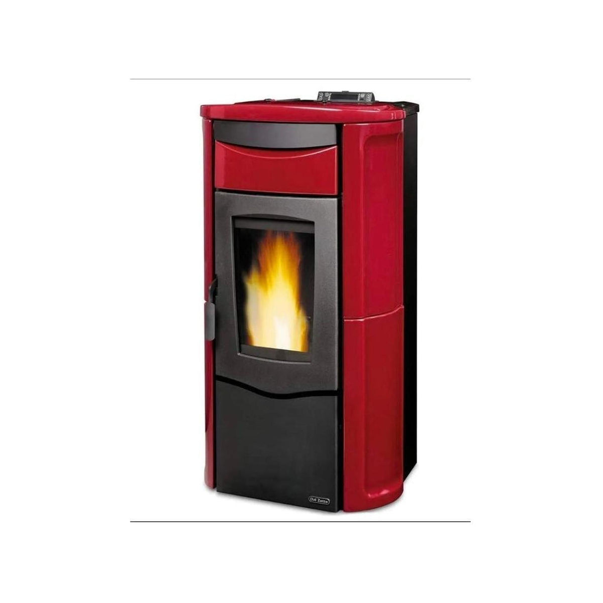 Dal Zotto Jole Idro 2.0 Stufa a Pellet Volume 407 m³ con Cronotermostato - Bordeaux