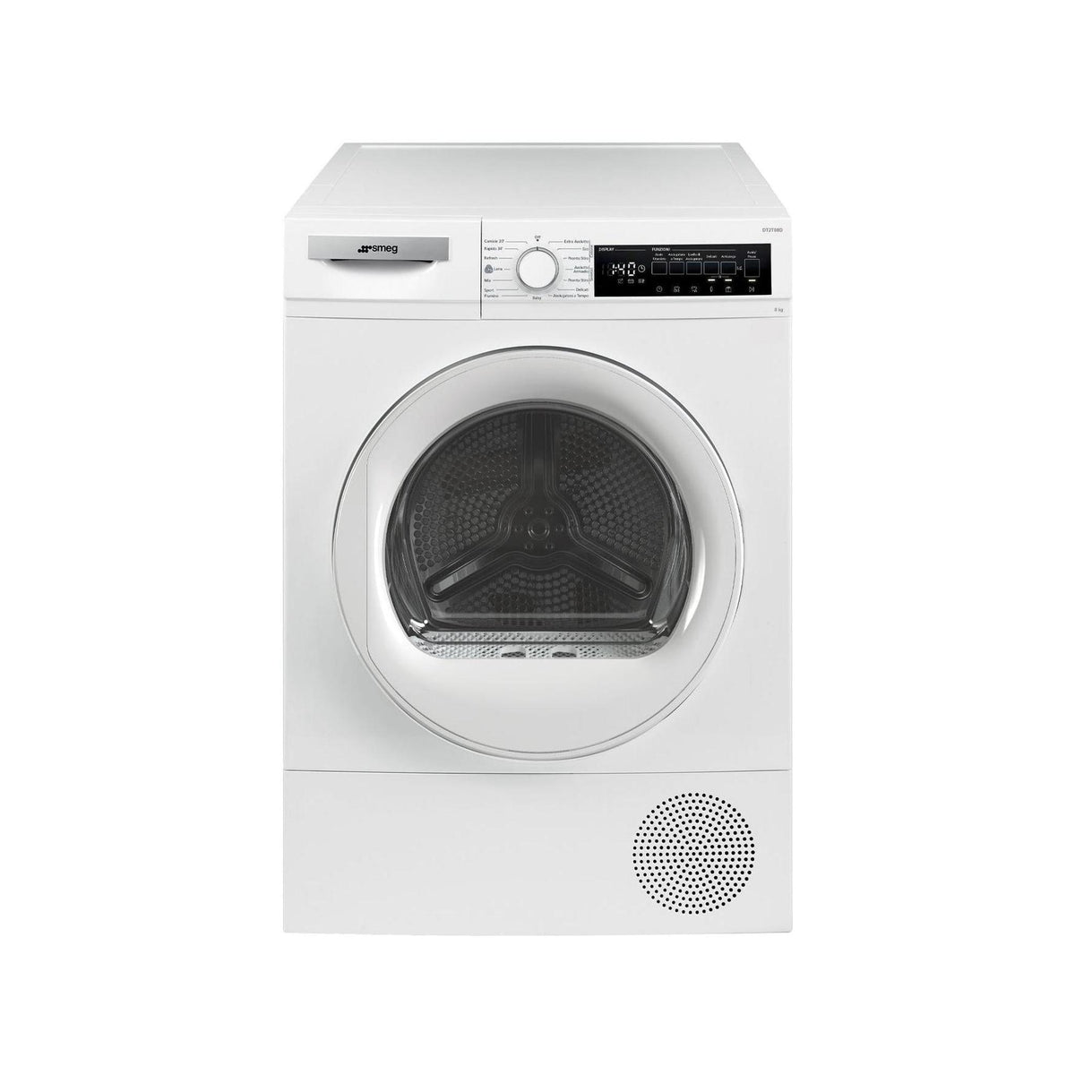 Smeg DTEX1T08D Asciugatrice 8kg pompa di calore Classe D Colore Bianco