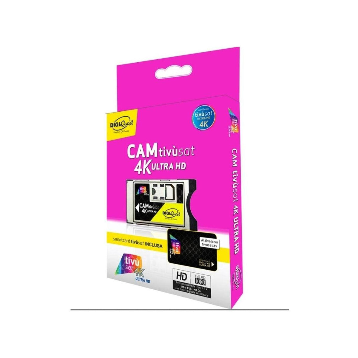 DIGIQUEST BUNDLETVSAT4K Cam tivùsat 4K ultra HD
