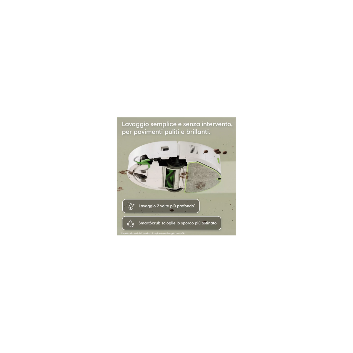 IROBOT ROOMBA 115 COMBO ROBOT ASPIRA E LAVA - ROOMBA115COMBOWHITE
