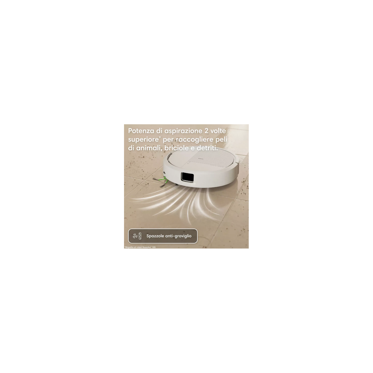 IROBOT ROOMBA 115 COMBO ROBOT ASPIRA E LAVA - ROOMBA115COMBOWHITE