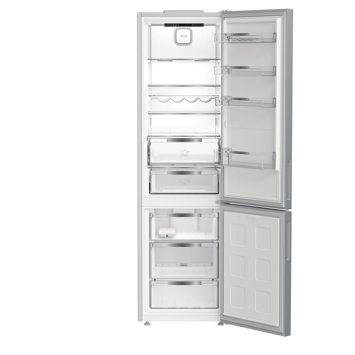 Hotpoint HP1K25402XP7E Frigorifero Combinato 355Lt No Frost Classe B Inox