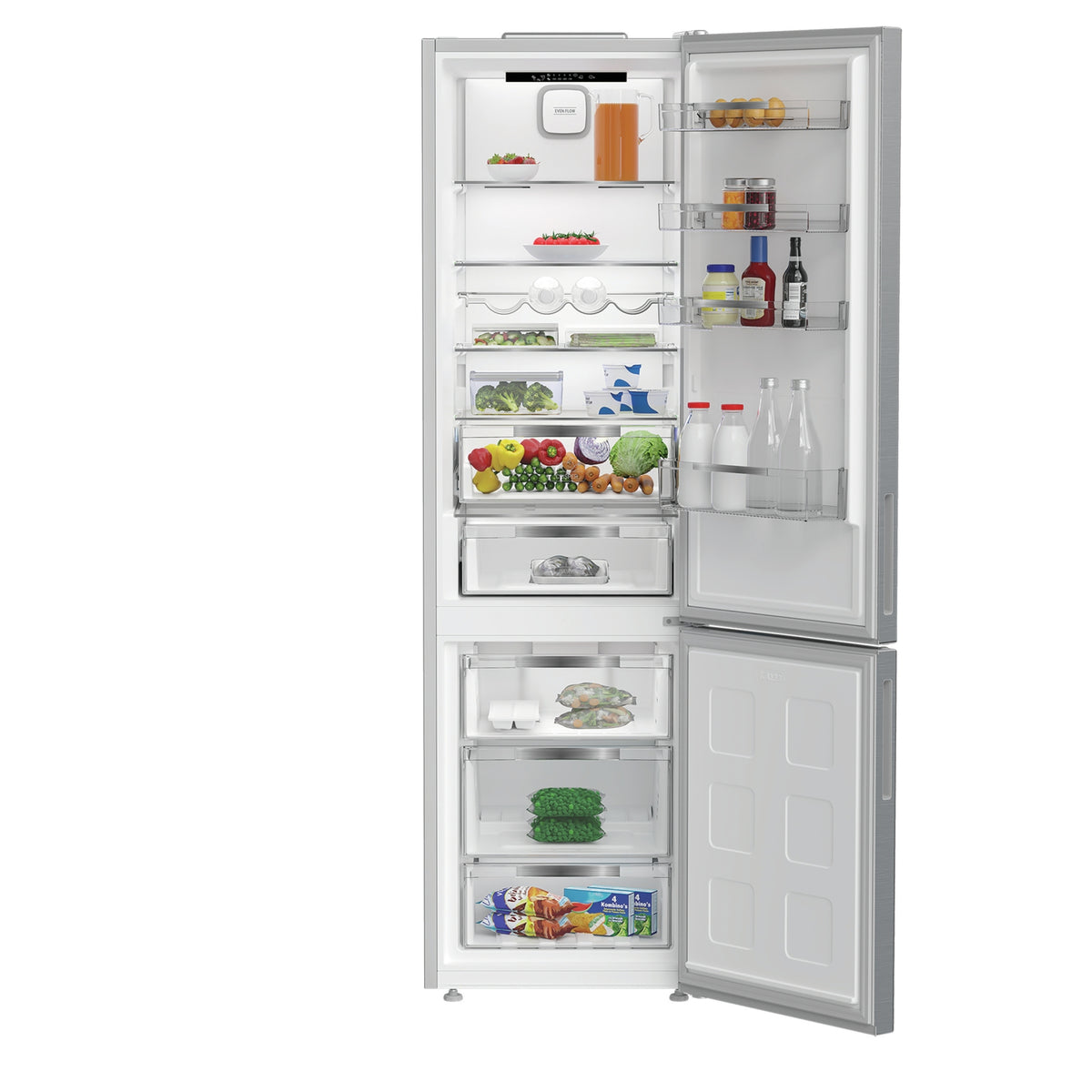 Hotpoint HP1K25402XP7E Frigorifero Combinato 355Lt No Frost Classe B Inox