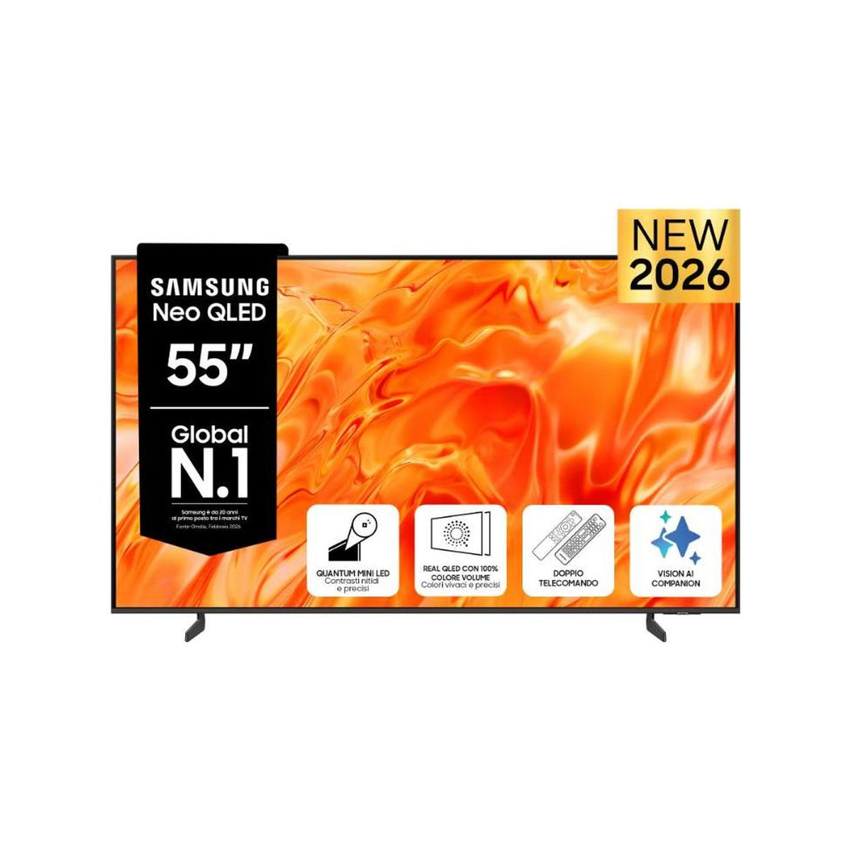 Samsung QE55QN70HAUXZT Tv NeoQLED 55'' Uhd 4K Smart Tv