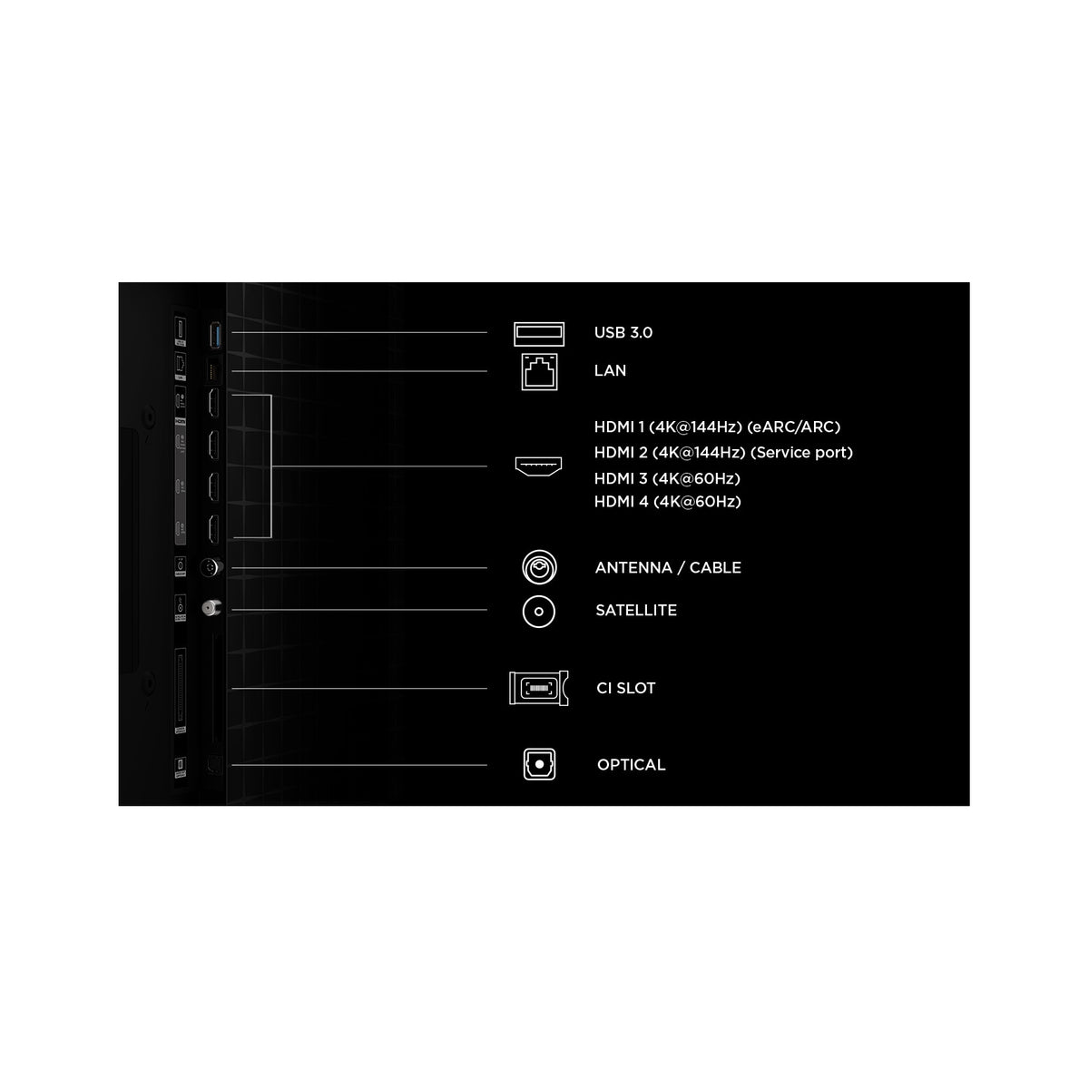 TCL 75A400U Smart TV 75" 4K Miniled Nero