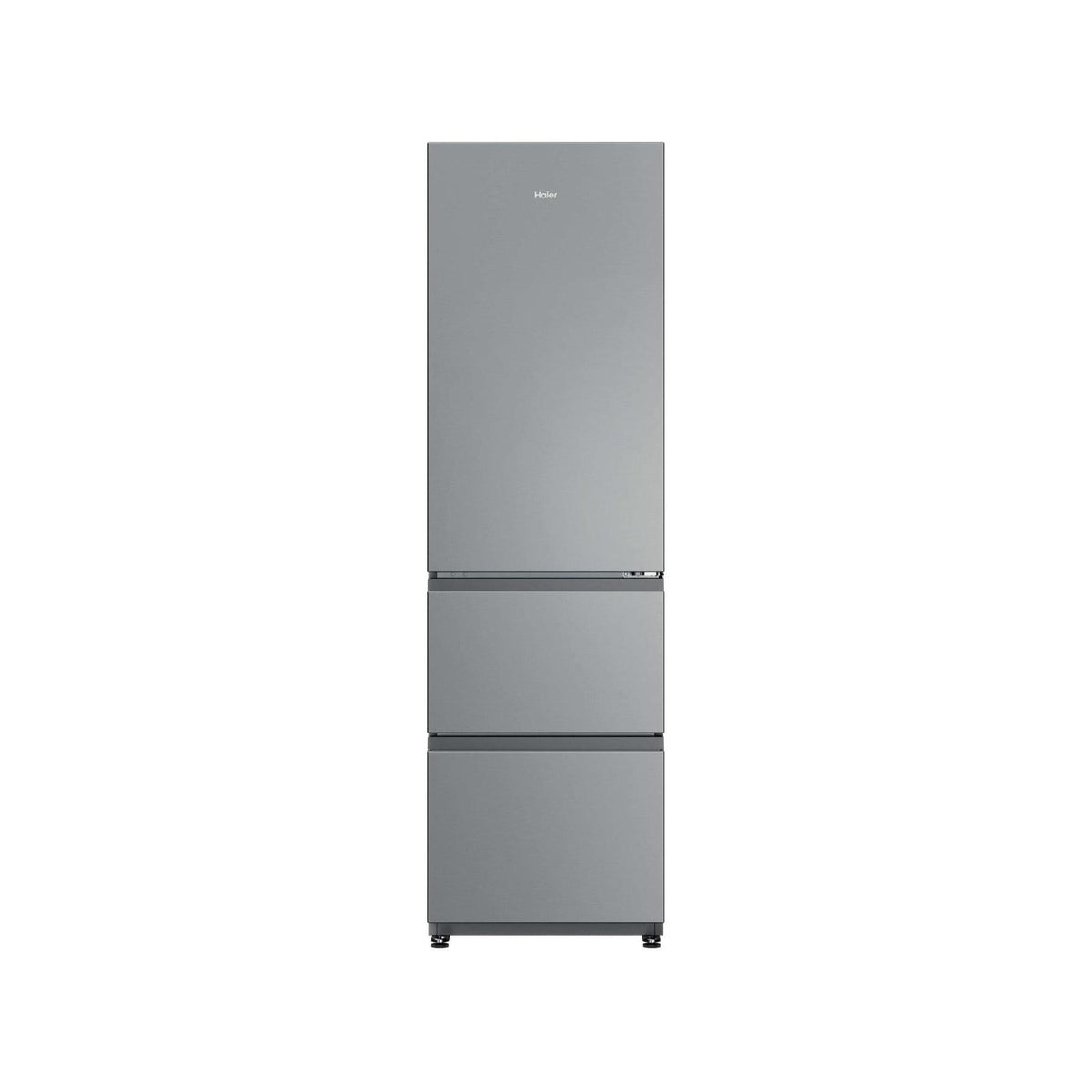 Haier HTR3518DNMX Frigorifero combinato 3 porte 303Lt No Frost classe D Inox