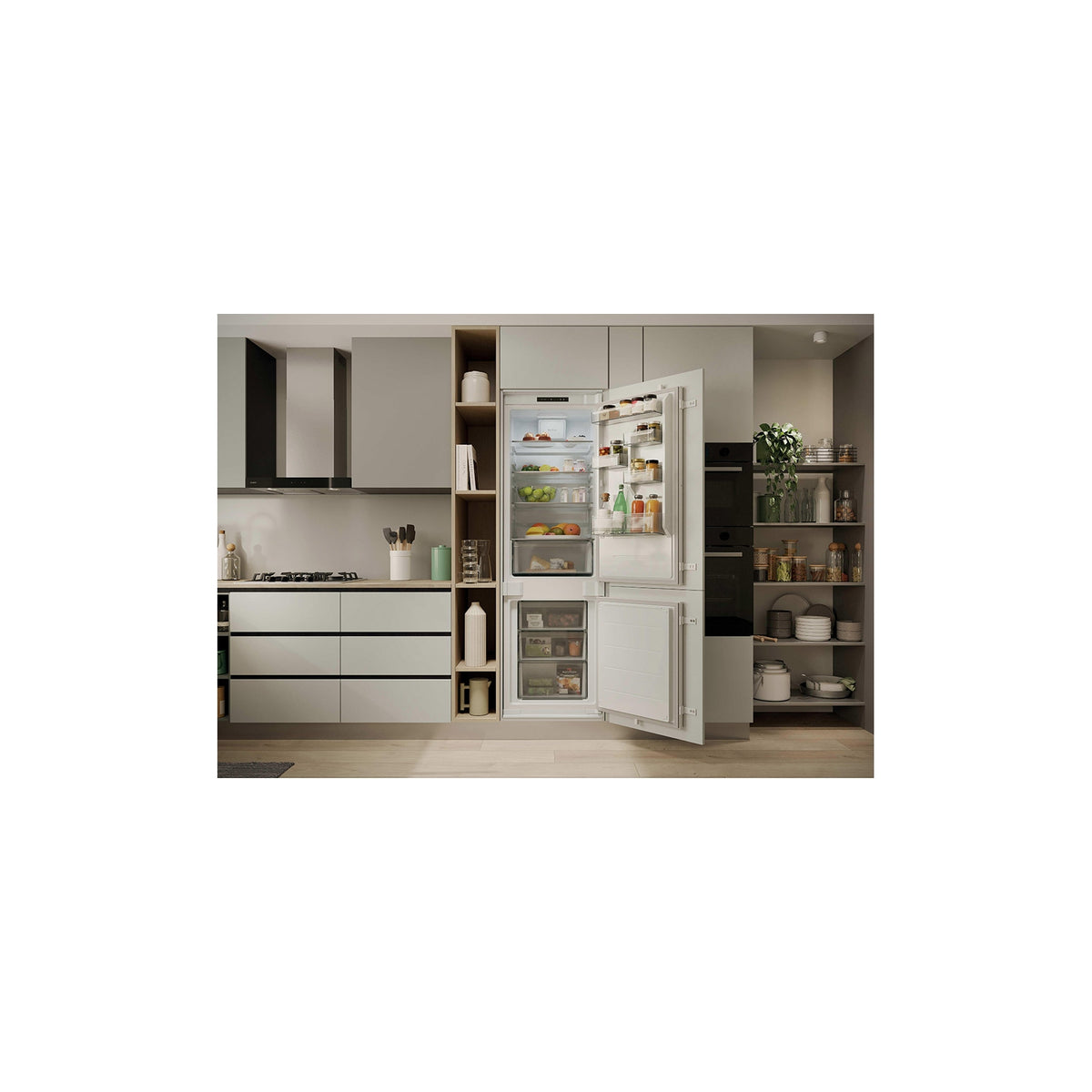 Candy CRBQL1835E Frigorifero combinato da incasso 268Lt Low Frost Direct Cooling classe E Bianco
