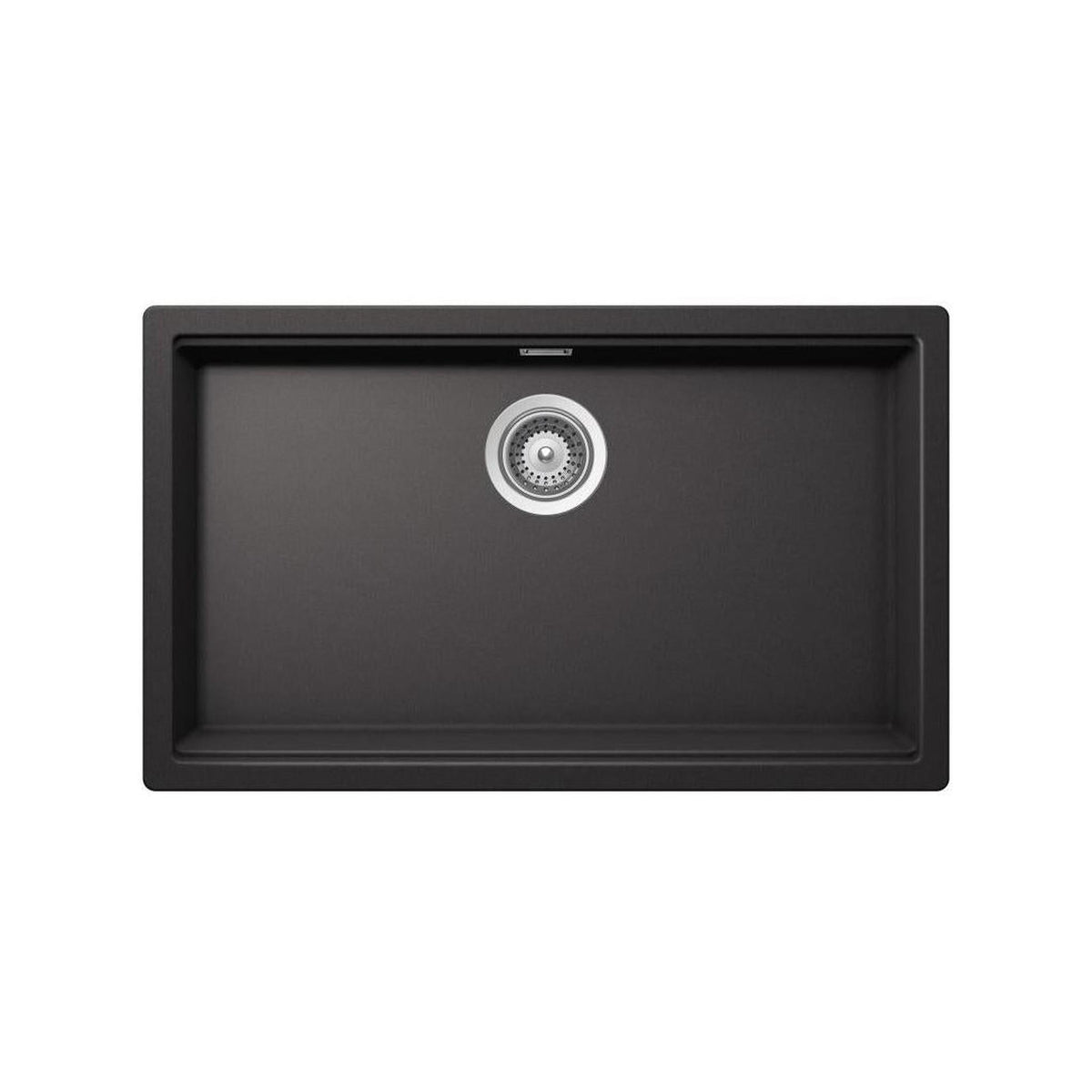 Schock LATN100XLU13 Lavello Monovasca in Granito 74x44, Nero Assoluto