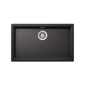Schock LATN100XLU13 Lavello Monovasca in Granito 74x44, Nero Assoluto