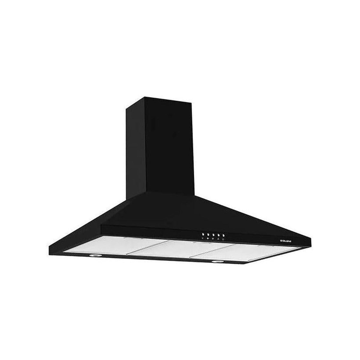 GLEM GAS GHP945BK CAPPA A PARETE 90CM ASPIRAZIONE 498 M³/h COLORE NERO
