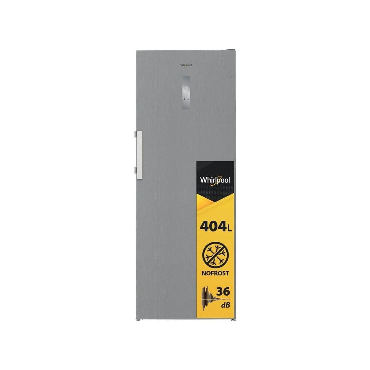 WHIRLPOOL WHFF 6404 X6E Congelatore verticale 404Lt No frost classe C Silver - WHFF6404X6E