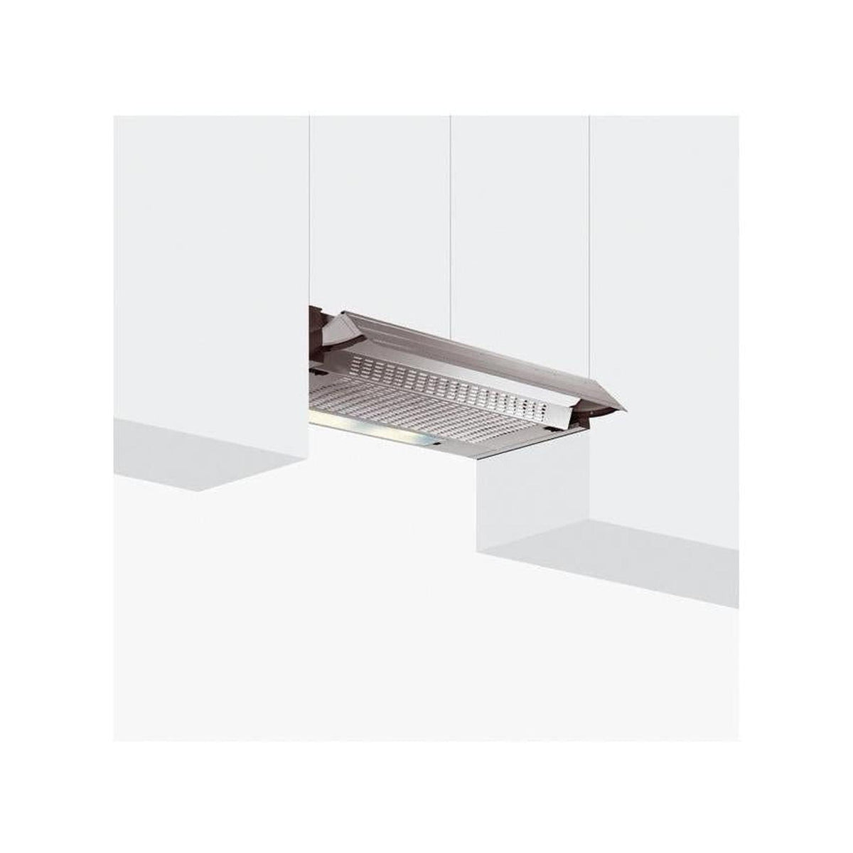 Glem Gas GHE901SI Cappa sottopensile estraibile 90 cm 3 velocità classe D Silver