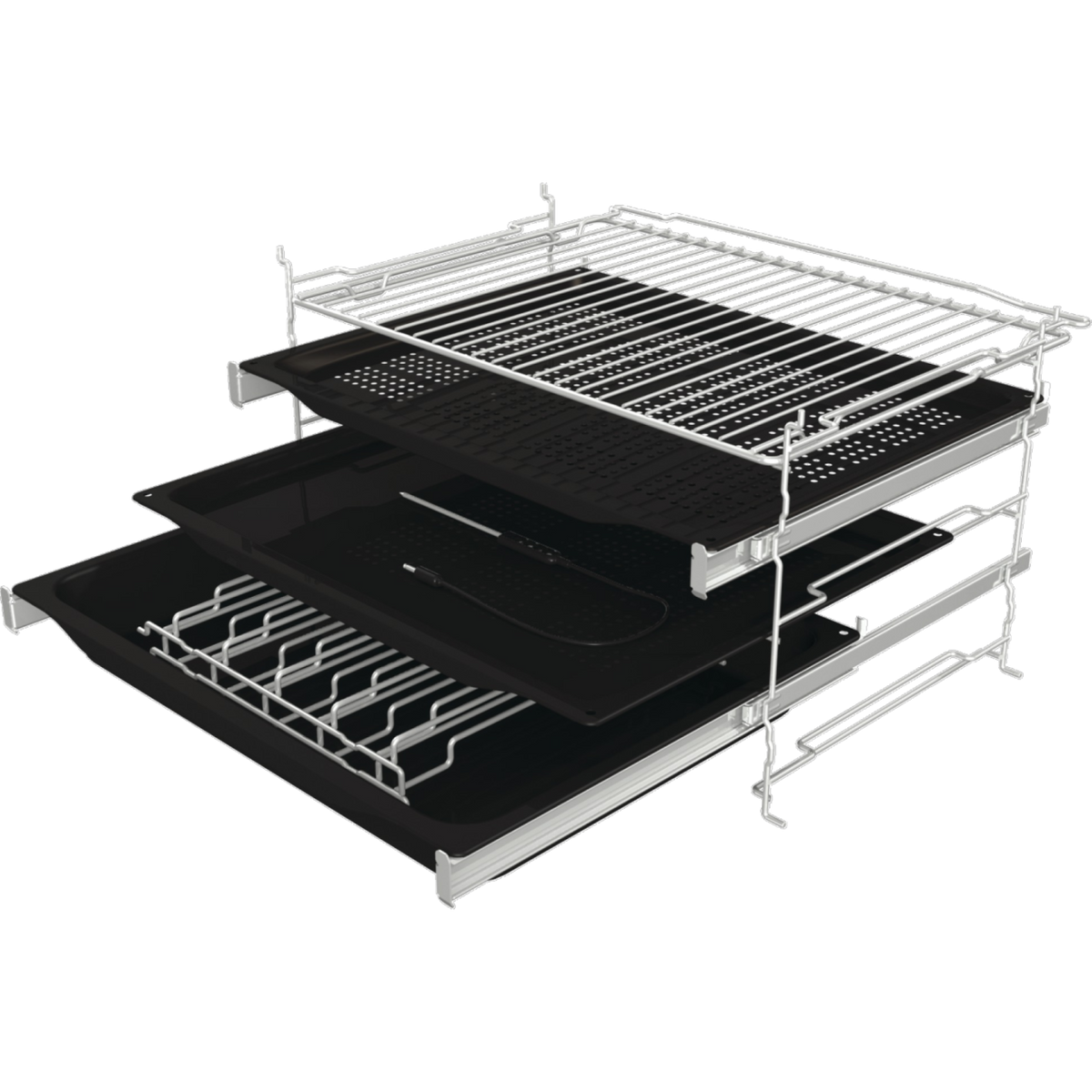 Hisense O643PG Forno da incasso elettrico ventilato 77L classe A+ - Nero
