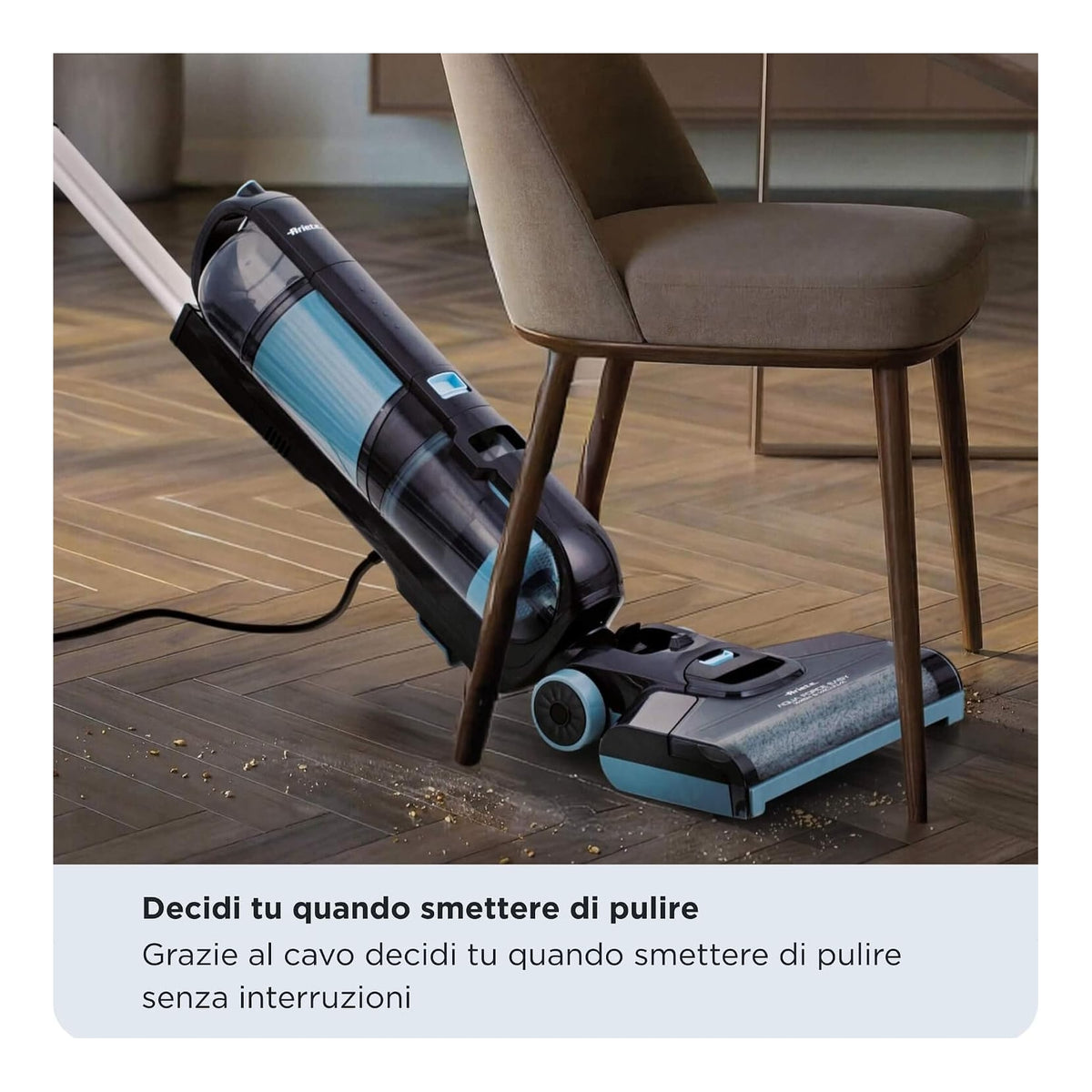 ARIETE 2487/00 Aquaforce Easy Wash&Vacuum Lavapavimenti con filo