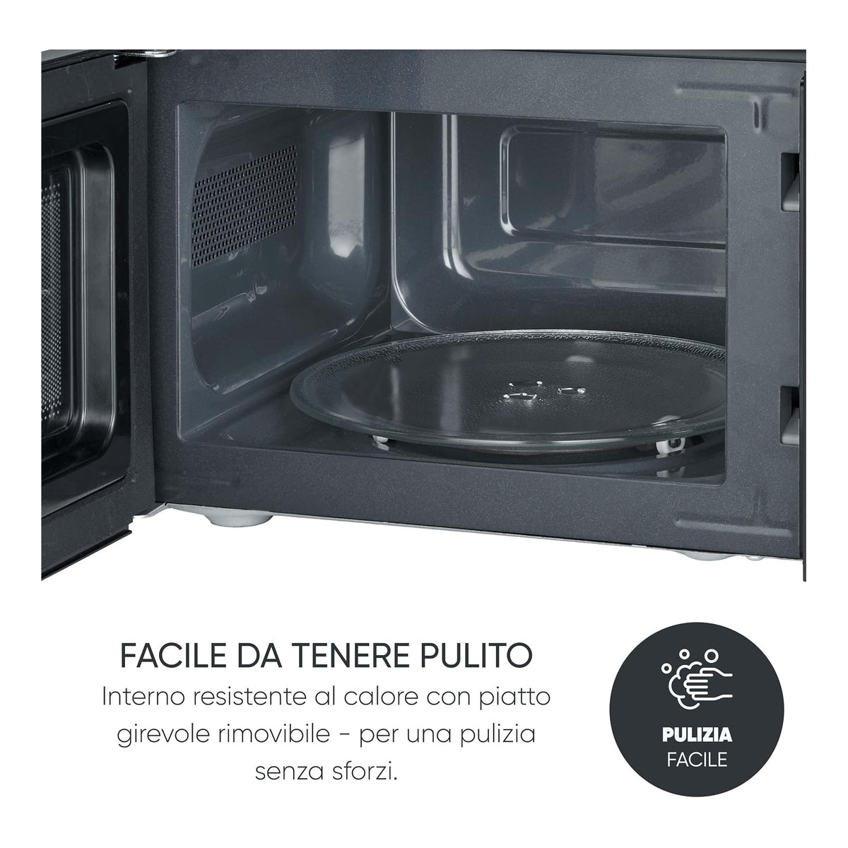 Severin MW9182 forno a microonde con grill 19L 700W nero