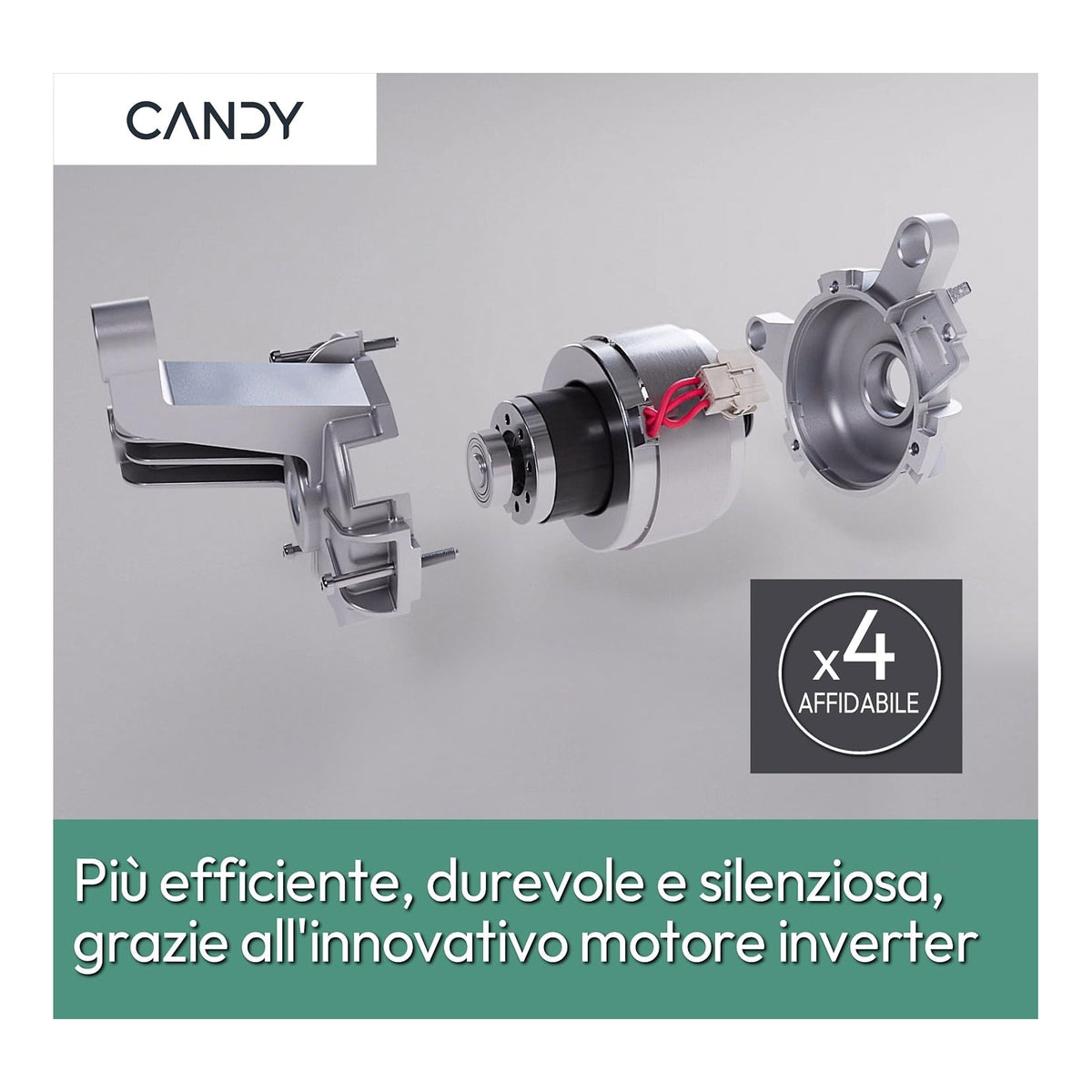 Candy CRO EH10N2TE-S Asciugatrice 10Kg, Pompa di calore, Wifi, Classe D - CROEH10N2TE-S