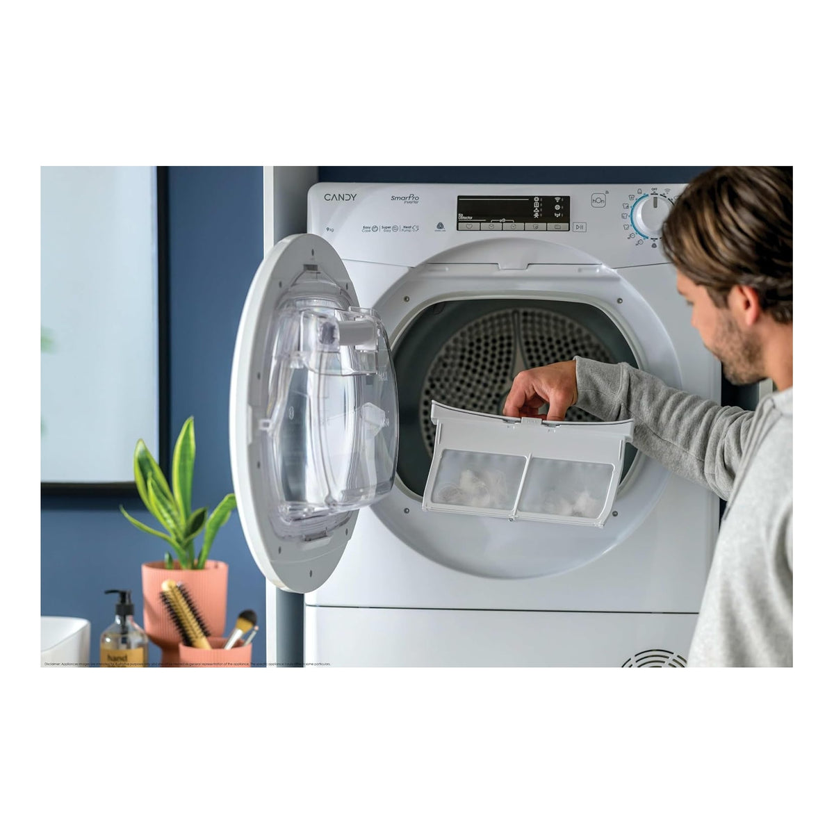Candy CRO EH10N2TE-S Asciugatrice 10Kg, Pompa di calore, Wifi, Classe D - CROEH10N2TE-S