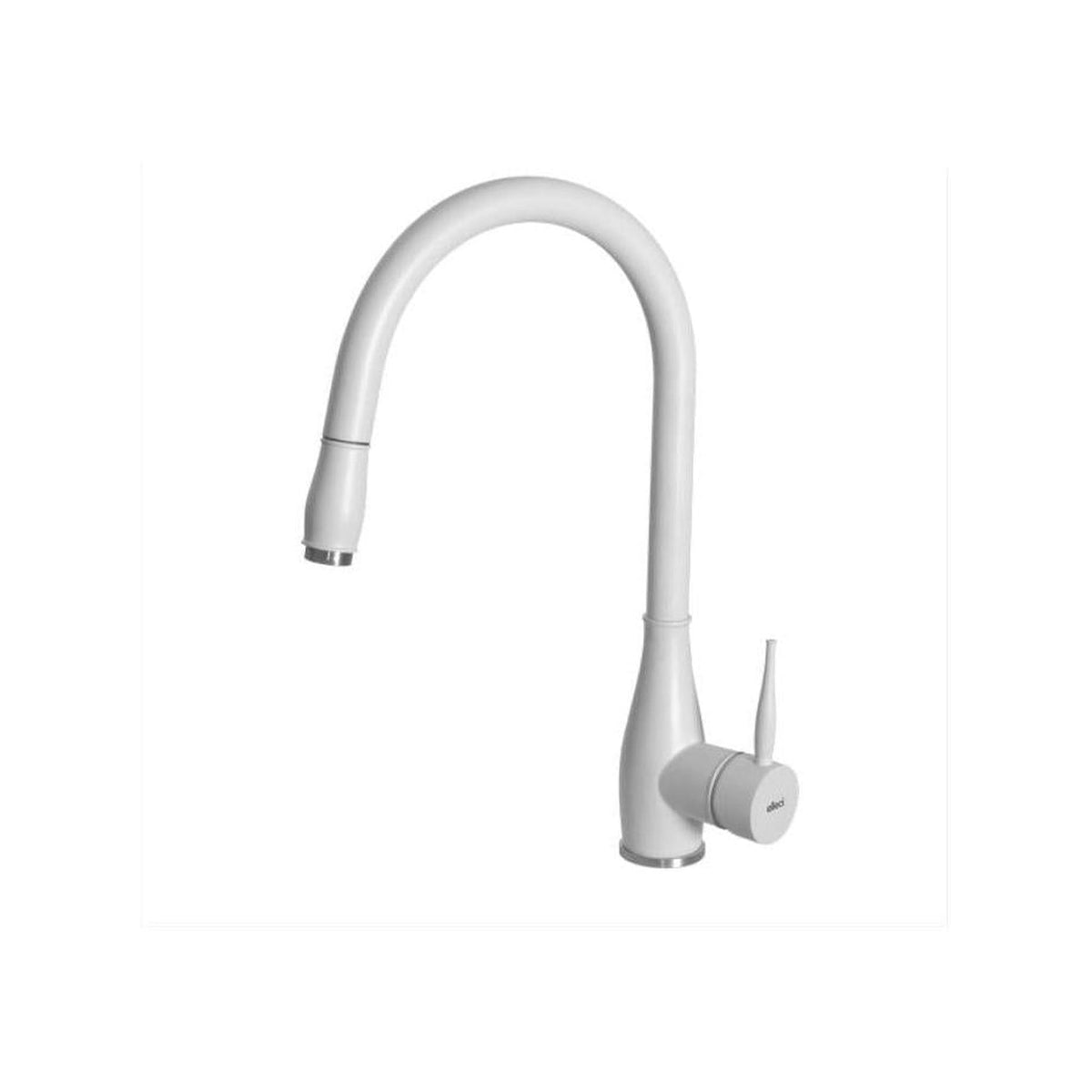 ELLECI MGKNEV68 MISCELATORE CON DOCCETTA ESTRAIBILE BIANCO