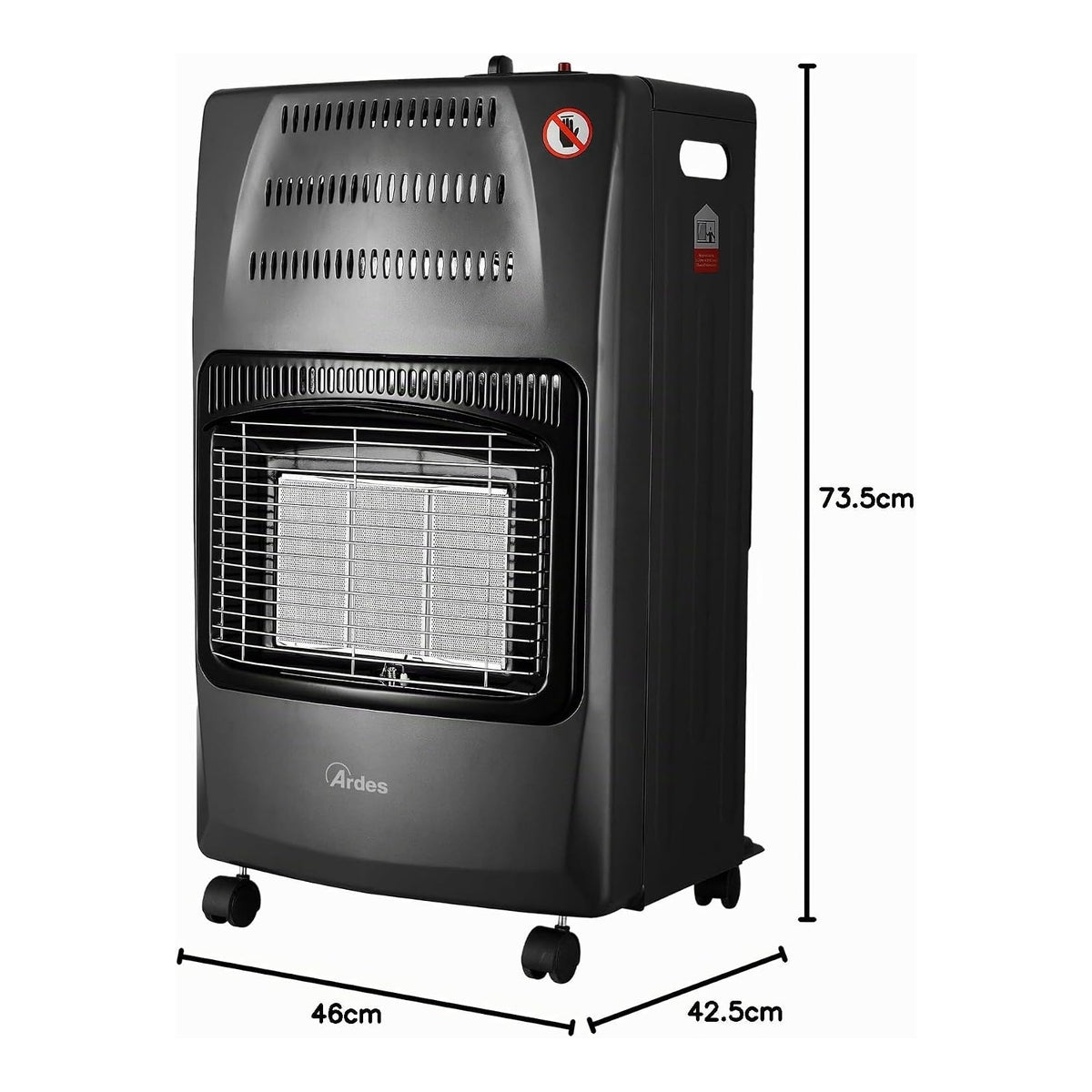 Ardes AR383F Boxer Flex Stufa a Gas GPL Richiudibile 4200w