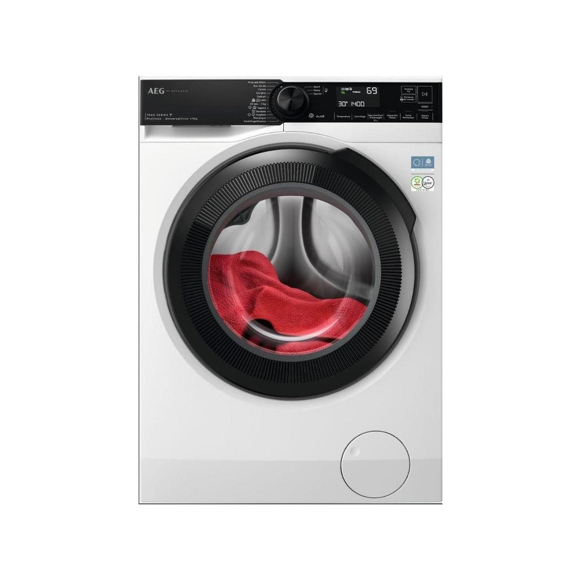 OUTLET Aeg XLR7FH11YV Lavatrice 11Kg, 1400 Giri, Ecodosatore, Wifi, Vapore, Classe A - CON DIFETTI