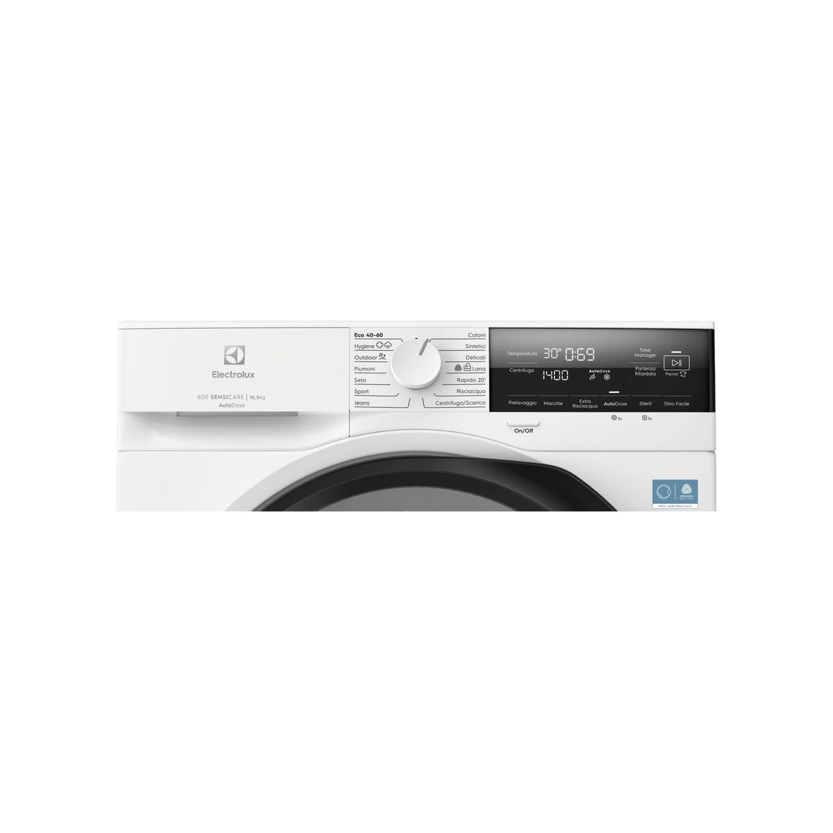 Electrolux EW6F105Q lavatrice 10,5Kg 1400 giri AutoDose classe A