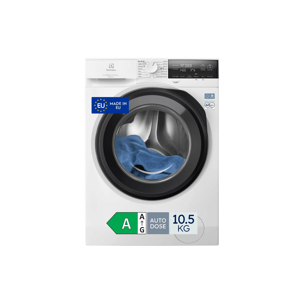 Electrolux EW6F105Q lavatrice 10,5Kg 1400 giri AutoDose classe A