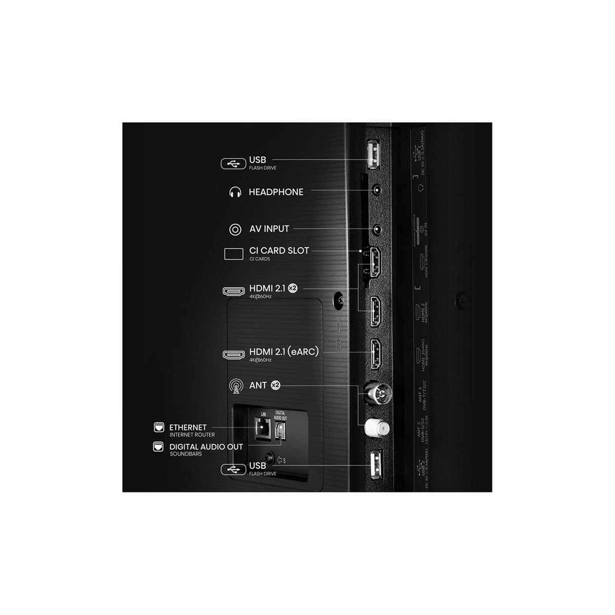HISENSE 43A69S Tv led 43'' smart tv Classe E