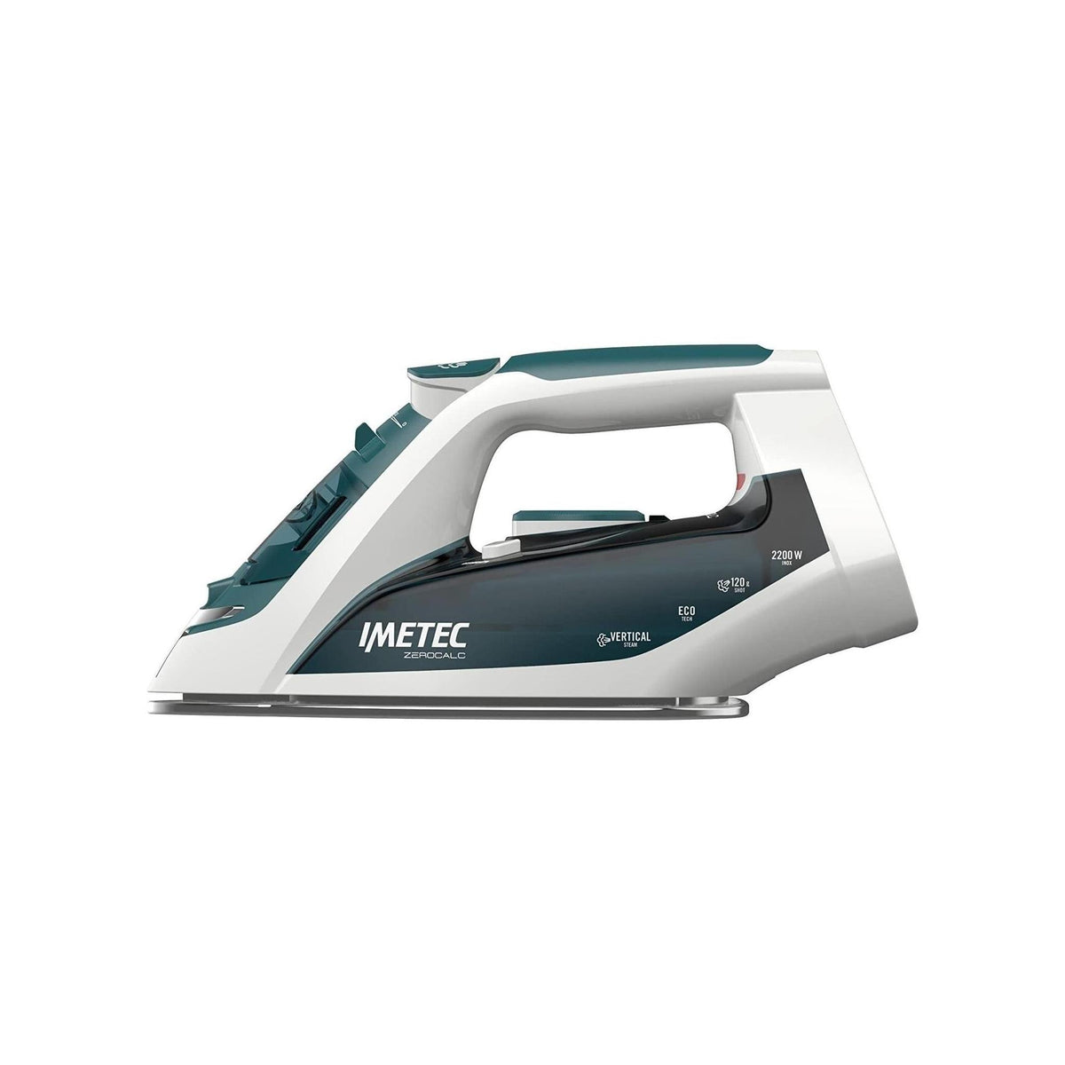 IMETEC 9006 FERRO DA STIRO A VAPORE 2200 WATT PIASTRA INOX COLORE VERDE E BIANCO
