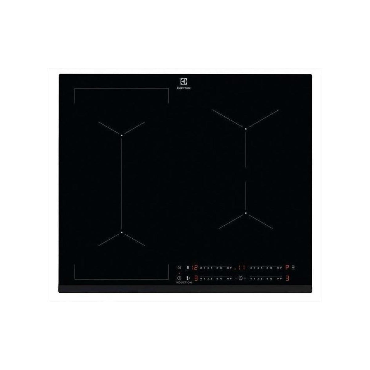 ELECTROLUX CIL63443 PIANO COTTURA DA INCASSO A INDUZIONE 60CM 4 ZONE COTTURA IN VETROCERAMICA NERO - PROMO