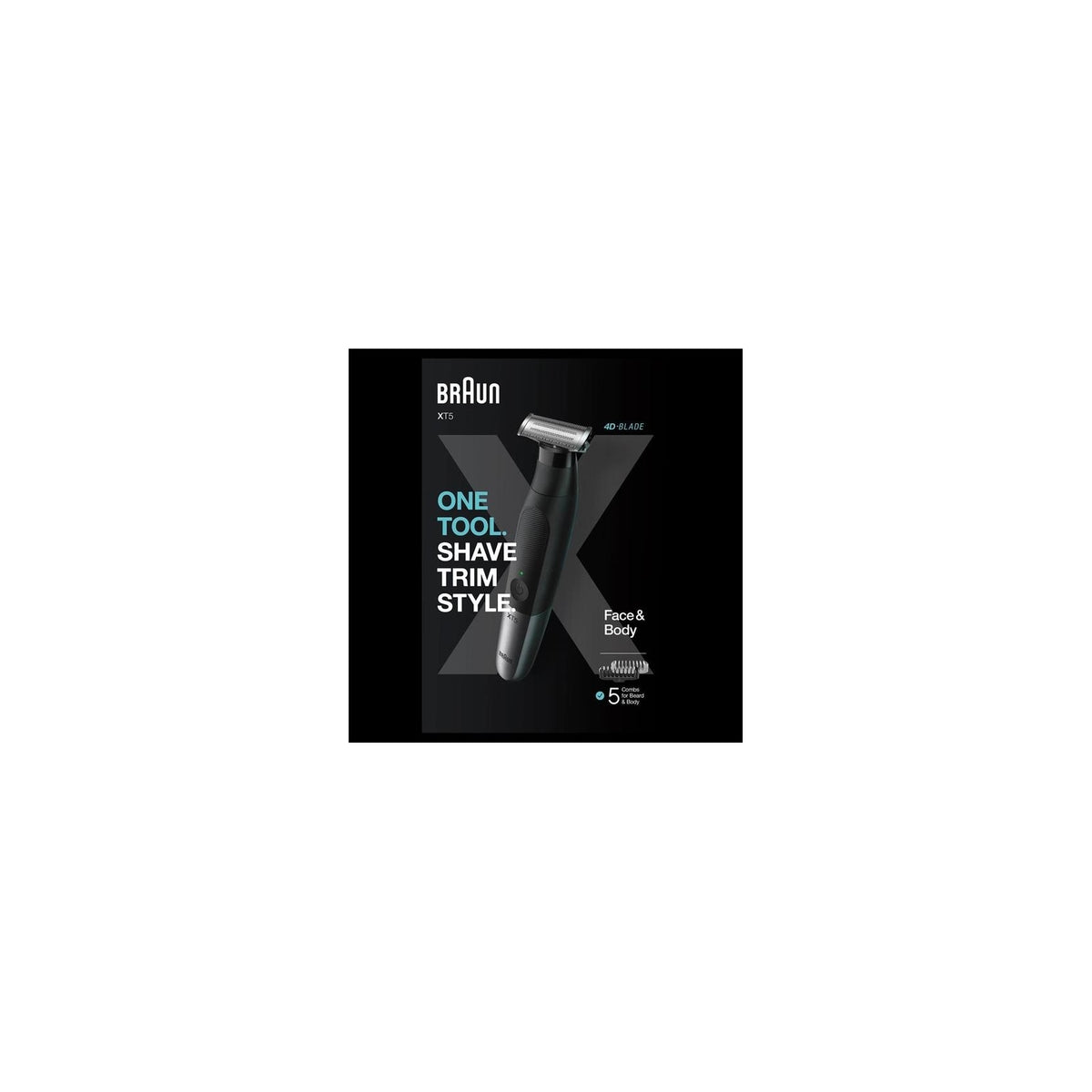 BRAUN XT5100 REGOLABARBA RICARICABILE