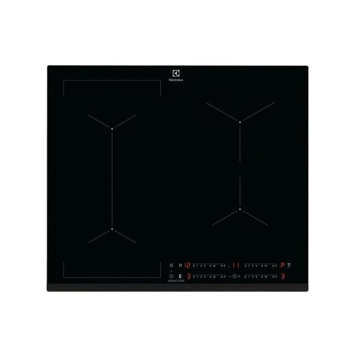 ELECTROLUX EIL63443 PIANO COTTURA A INDUZIONE 60 CM 4 ZONE COTTURA IN VETROCERAMICA NERO - PROMO