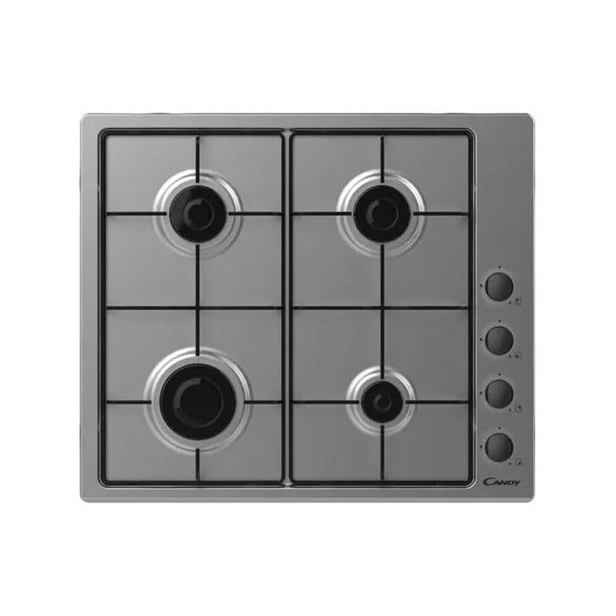 CANDY CHW6LBX PIANO COTTURA DA INCASSO 60CM 4 FUOCHI A GAS INOX