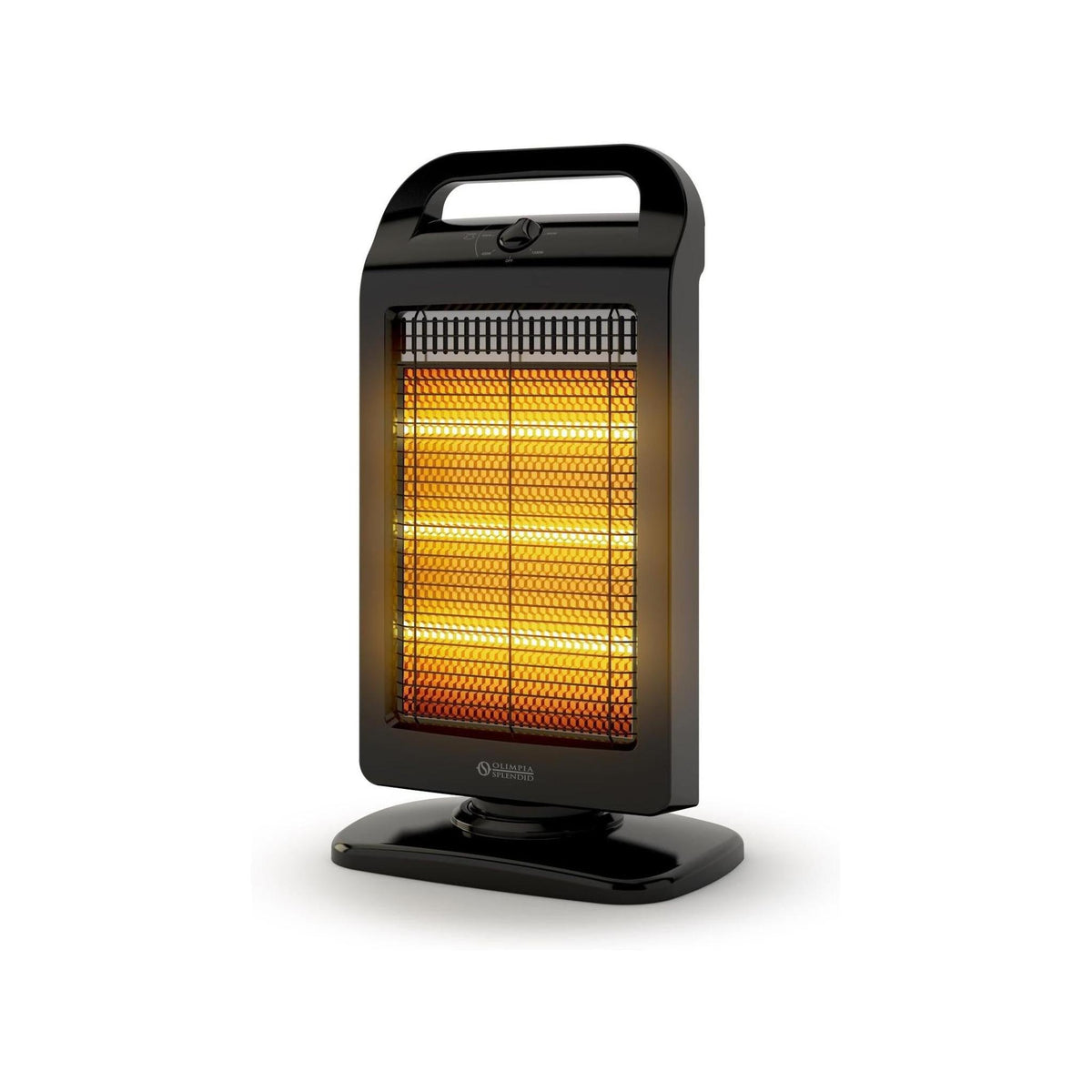 OLIMPIA SPLENDID SOLARIA EVO STUFA ELETTRICA 1200W OSCILLANTE CON TERMOSTATO COLORE NERO - PROMO