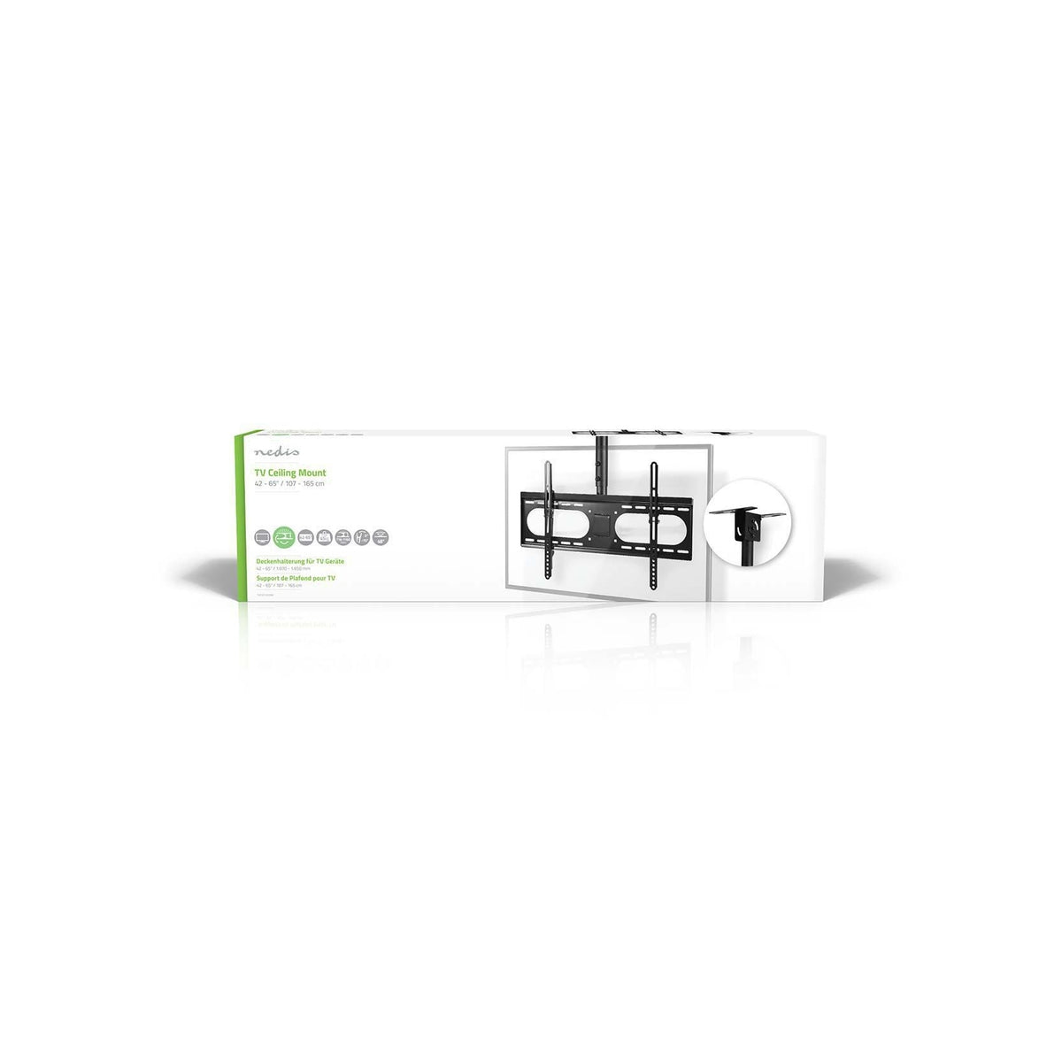 NEDIS TVCM1350BK SUPPORTO DA SOFFITTO PER TV FULL MOTION 42"/65" - PROMO
