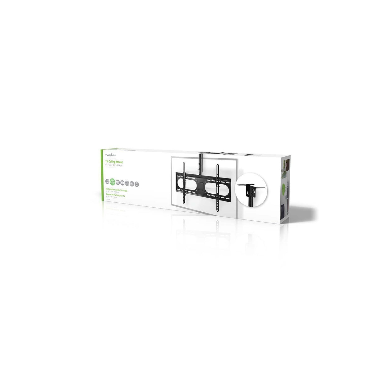 NEDIS TVCM1350BK SUPPORTO DA SOFFITTO PER TV FULL MOTION 42"/65" - PROMO