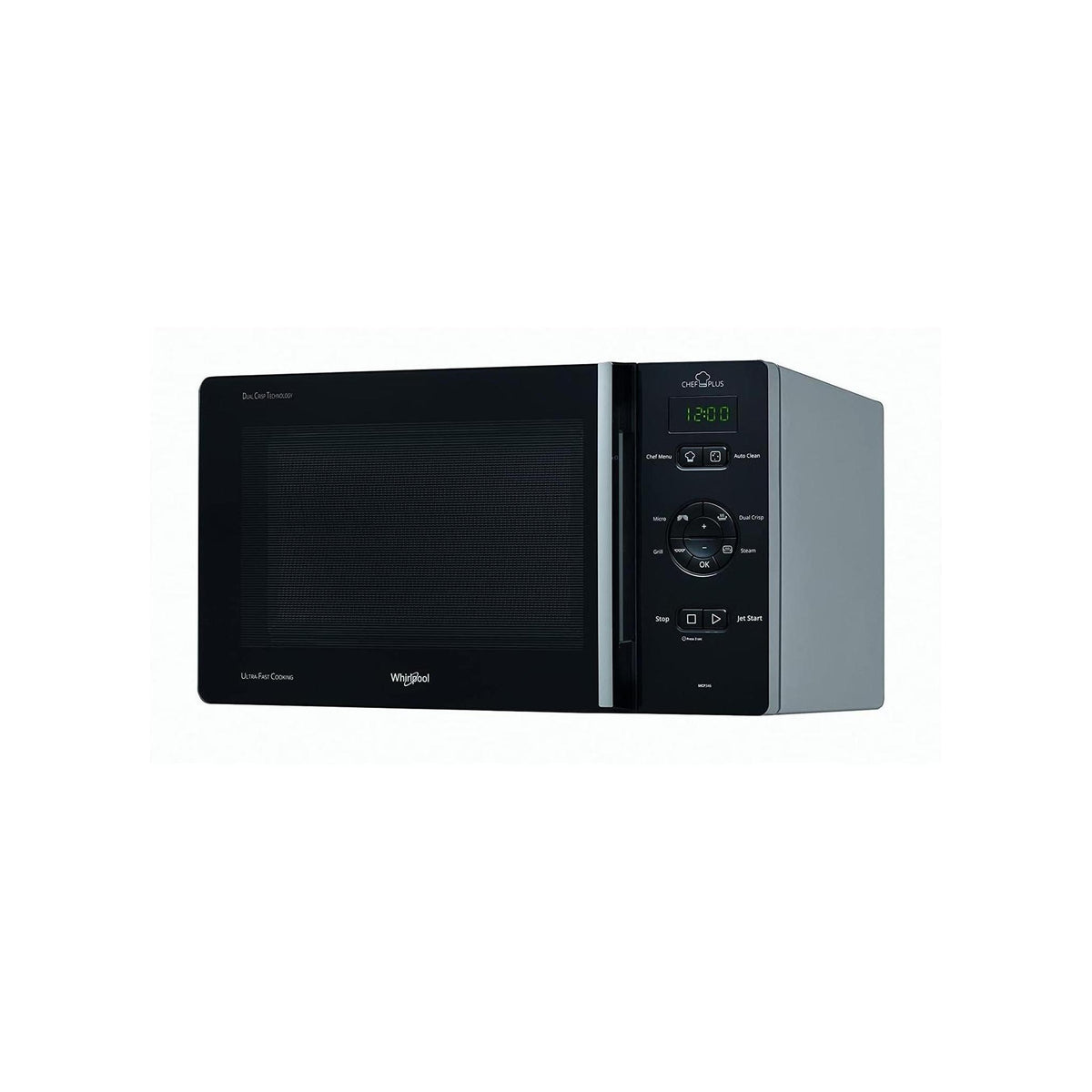 WHIRLPOOL MCP 346 SL FORNO A MICROONDE 800W 25LT CON GRILL COLORE NERO - MCP346SL