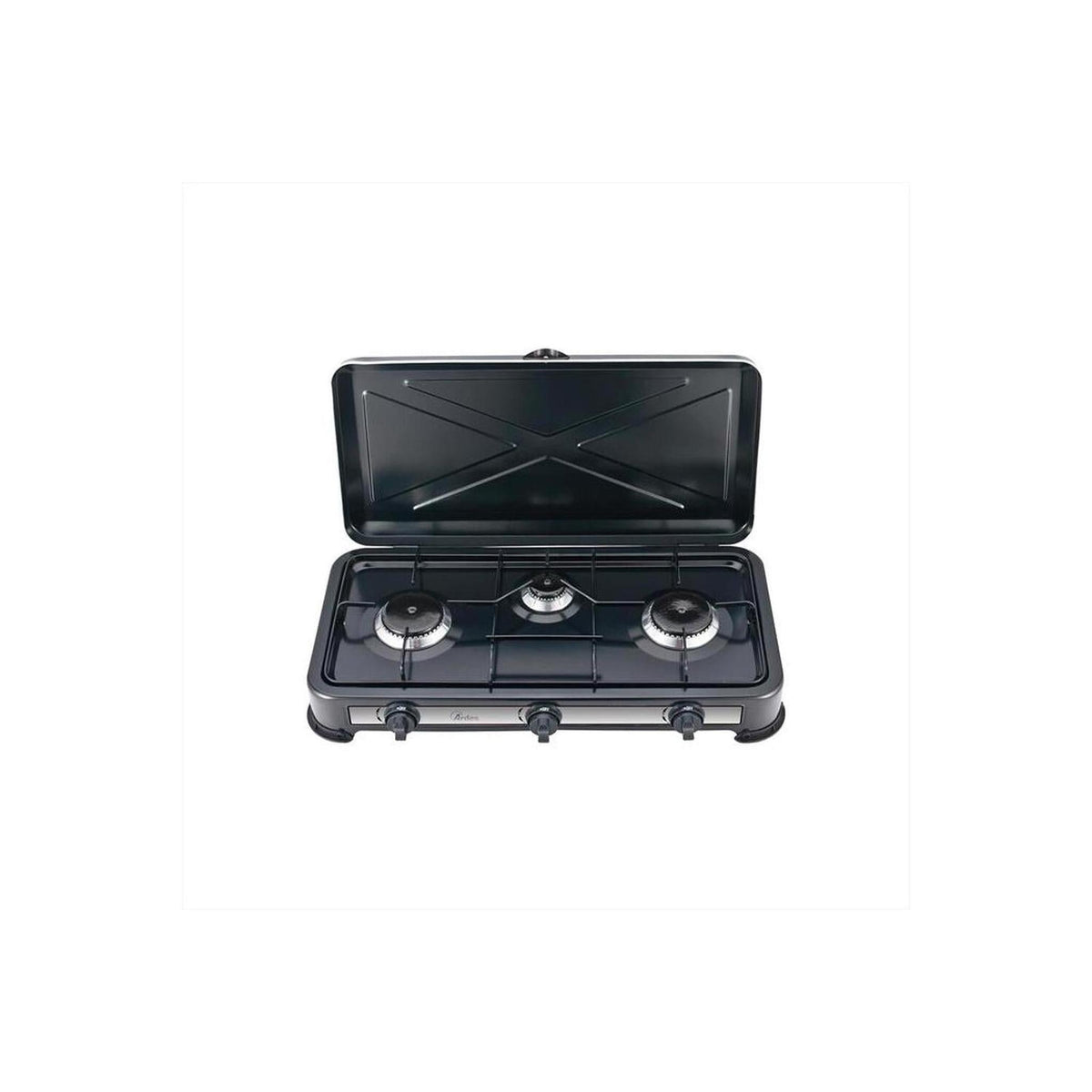 ARDES AR1FG03 ODINO 3 FORNELLINO PORTATILE 3 FUOCHI A GAS COLORE NERO - PROMO