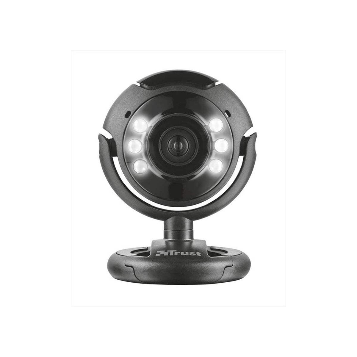 TRUST WEBCAM SPOTLIGHT PRO 1.3 MPX CON MICROFONO INTEGRATO E LUCE LED COLORE NERO - PROMO
