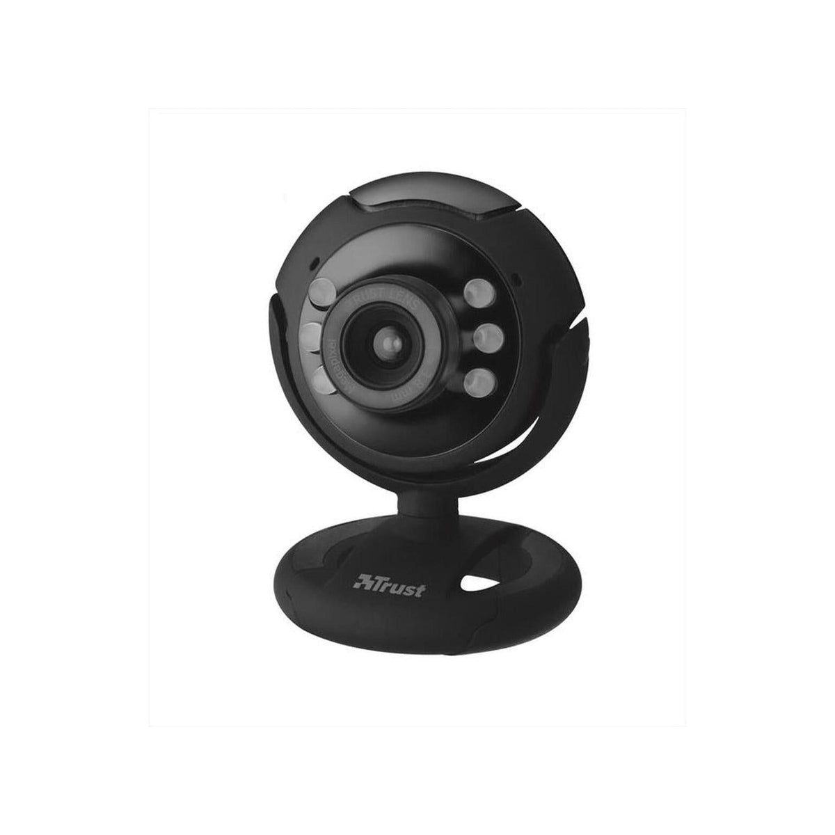 TRUST WEBCAM SPOTLIGHT PRO 1.3 MPX CON MICROFONO INTEGRATO E LUCE LED COLORE NERO - PROMO