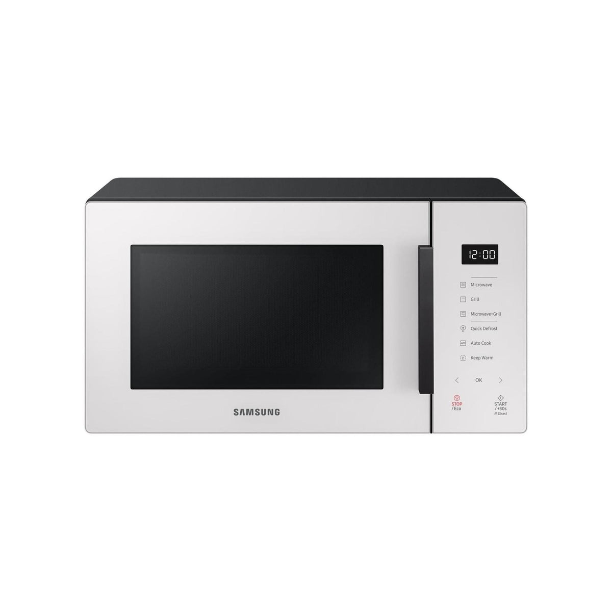 SAMSUNG MG23T5018GE FORNO A MICROONDE 23LT CON FUNZIONE VAPORE GLASS PORCELLANA