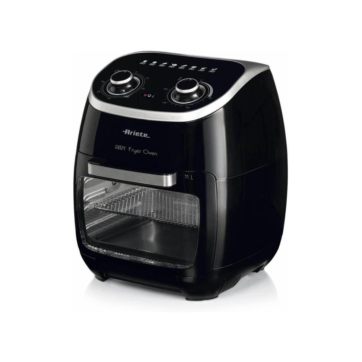 ARIETE 4619 FRIGGITRICE AD ARIA 2000W 11LT CON GIRARROSTO COLORE NERO