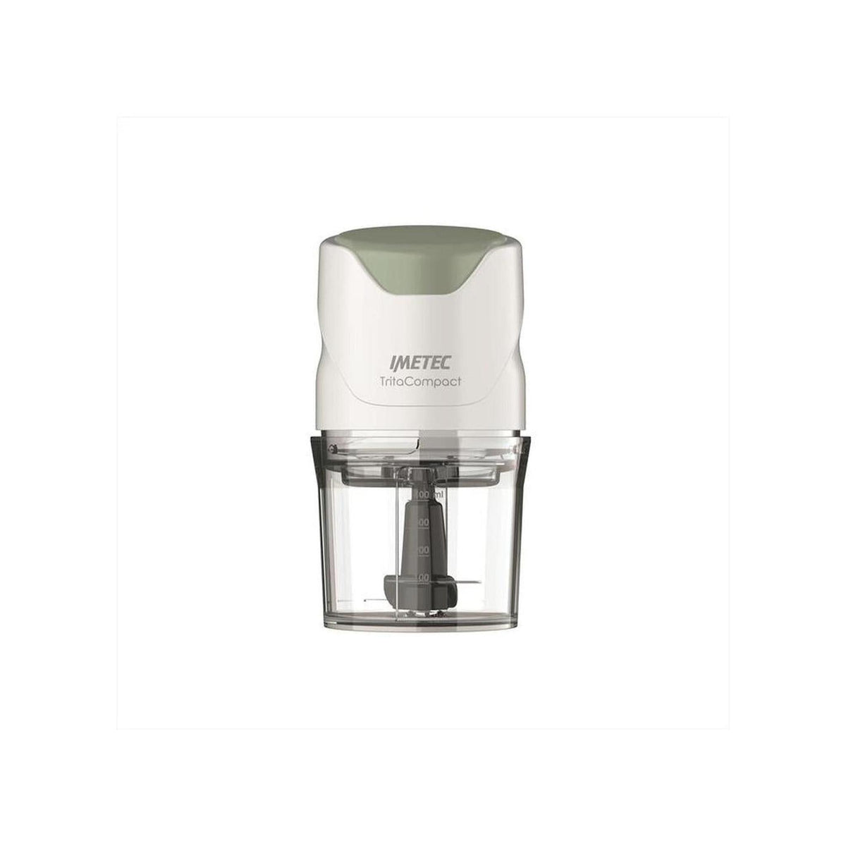 IMETEC 7473 TRITATUTTO MULTIFUNZIONALE CAPACITA' 0,4LT 350W 2 LAME COLORE BIANCO/VERDE - PROMO
