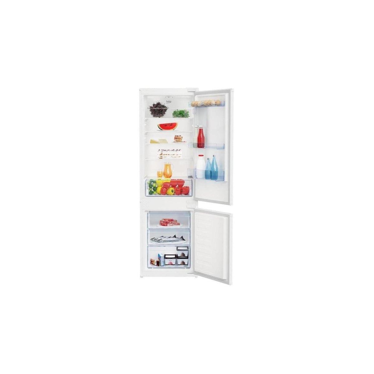 Beko BCS28KFSN Frigorifero combinato da incasso Statico 271L classe F